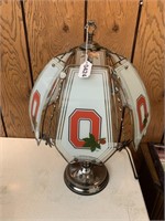 Ohio State Glass Shaded Lamp