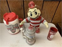 Ohio State Beer Stein, Brutus,