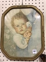 Framed Baby Print (Approx. 12 X 15)