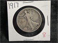 1917 WALKING LIBERTY HALF DOLLAR