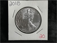 2018 AMERICAN EAGLE SILVER DOLLAR