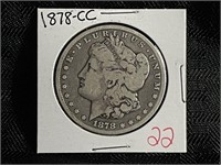 1878CC MORGAN SILVER DOLLAR