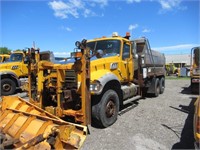 08 Mack GU713  Dump YW 6 cyl  Diesel; Plow and