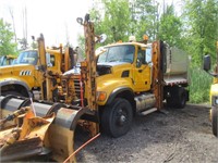 07 Mack CV7  Dump YW 6 cyl  Diesel; Plow and