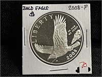 2008 BALD EAGLE COMMEMORATIVE SILVER DOLLAR