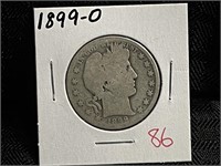 1899O BARBER HALF DOLLAR