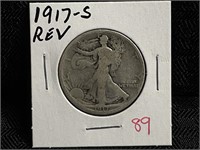 1917S REV. WALKING LIBERTY HALF DOLLAR