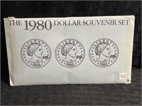 1980 SUSAN B. ANTHONY DOLLAR SOUVENIR SET