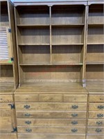 ETHAN ALLEN CHEST WITH HUTCH TOP