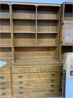 ETHAN ALLEN CHEST WITH HUTCH TOP