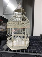 18 INCH METAL BIRD CAGE DECOR