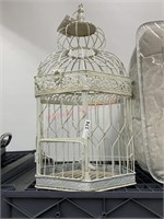 22 INCH METAL BIRD CAGE DECOR