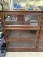 CHERRY FINISH BARRISTER BOOKCASE