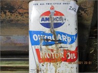 Amoco Outboard Motor Oil Can