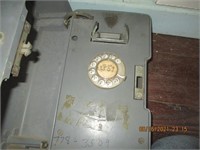 Western Electric Phone Box w/Key -no receiver