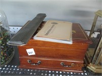 Misc. Lot-Drafting Tool,Post Cards & Jewelry Box