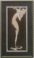 Smoke Giclee Plate Signed By Louis Icart