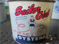 12 oz. Sailor Girl Oyster Can-Chicago,Ill.