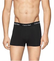 Calvin Klein Men's 2PK Cotton-Stretch Trunks, M