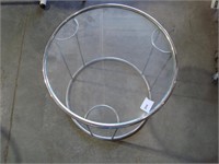 End Table - Glass Surface - 15.5"-Diameter