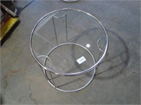 End Table - Glass Surface - 17"-Diameter