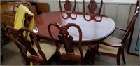 Dining Table and Chair Set - 66"x 44" Leaf