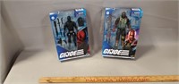 GI Joe Action Figurines- Snake Eyes, Roadblock,