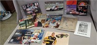 Assortment of NASCAR Posters, Vintage Magazines,