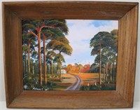 MARY A. CARROLL Highwaymen, Signed Oil on Canvas