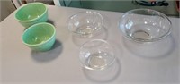 Assortment of Glass Mixing Bowls - Pyrex, McCoy