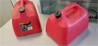 2- Rubbermaid 5 Gal. Gas Cans