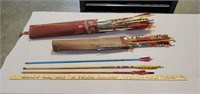 Vintage Quivers and Practicing Tip Arrows- In