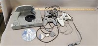Playstation Console w/Controllers and Tiger Woods