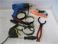 Heat Gun, Filter Wrenches etc.