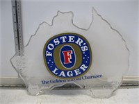 Vintage Barware Foster's Lager Glass Sign