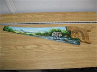 Handpainted Saw