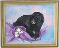 Tymeson, "Molly & Fritz", Signed Oil on Canvas