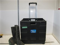 Pack and Roll Cart, Rubber Boots