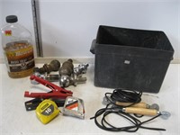 Battery Container with Misc. Trailer  Balls