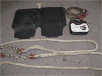 Booster Cables, Mats and Rope