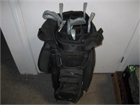 Set of Golf Clubs in Golf Bag