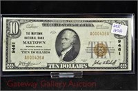 Hamilton $10  national currency: