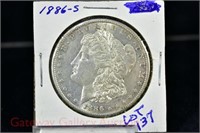 Morgan silver dollar: