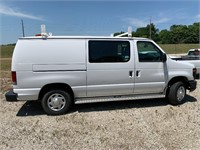 2014 Ford E150 Work Van w/Strobes, Racking Sys.