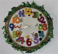 Unknown, Untitled, Embroidered Clock, Multimedia