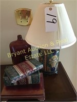 LAMP, COVERED BOX, BOTTLE