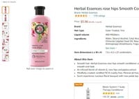 Herbal Essences rose hips Smooth Conditioner, 400M