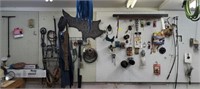 GROUP LOT ON WALL- SHIFTER, ELECTRICAL, PARTS,