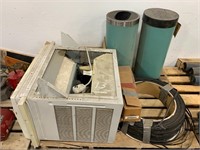 Pallet: Large Air Conditioning Unit/Banding Roll