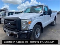2016 FORD F250 PICKUP, 6.2 LTR GAS ENGINE,